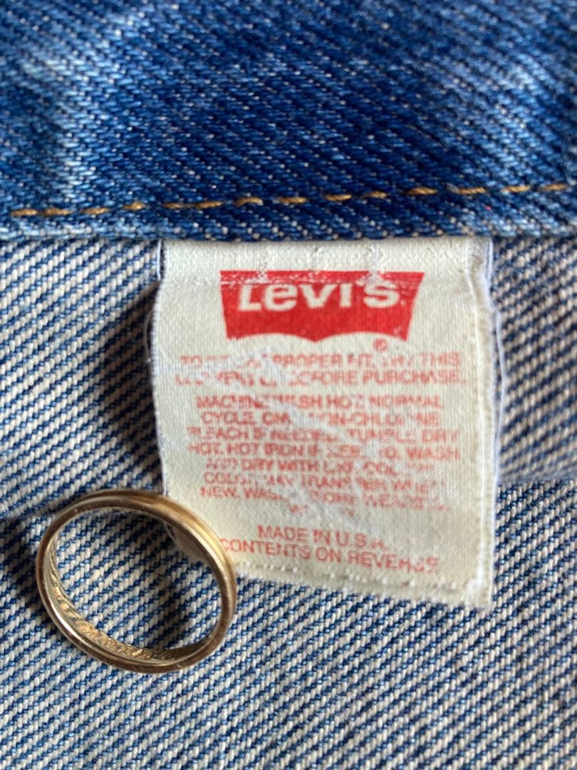 上*磨様 Levi's リーバイス 70505 USA製 デニムジャケット 40