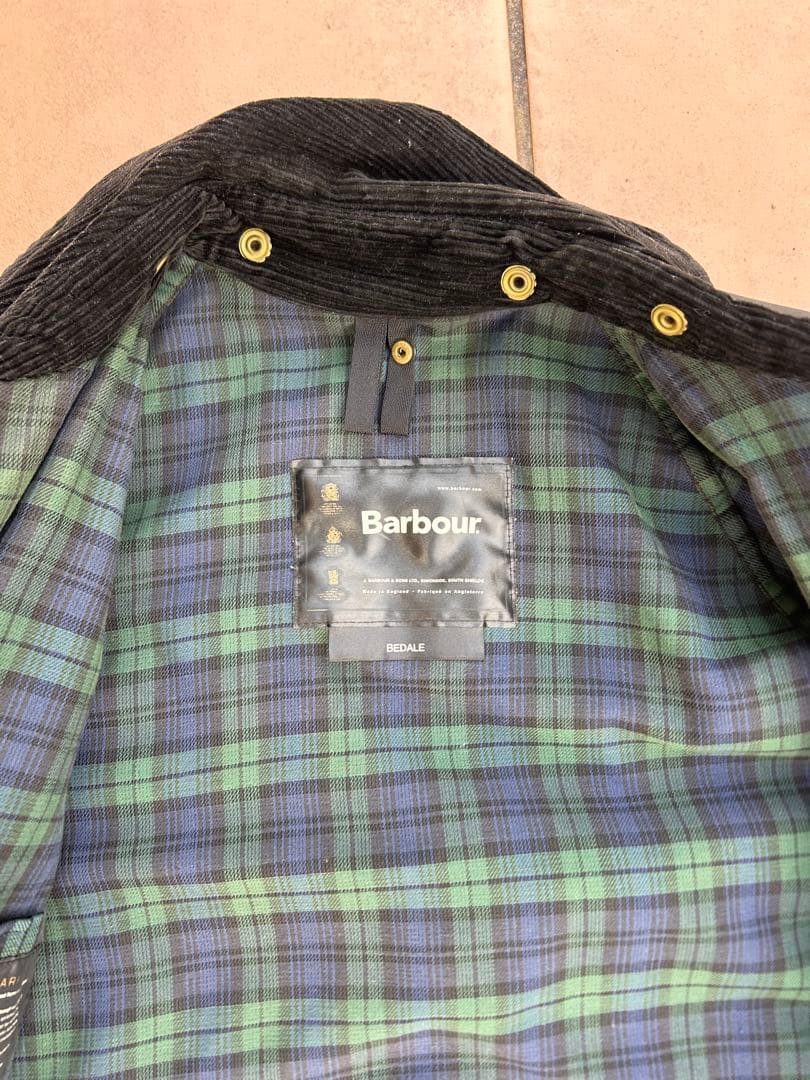 00s Bbrbour BEDALE ビデイル イングランド製 チャコール38