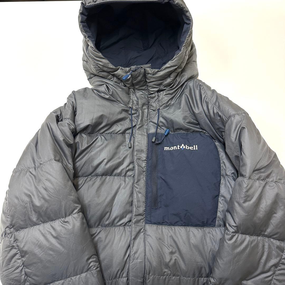 mont-bell コロラドコート リバーシブル ダウンコート ネイビー×グレー