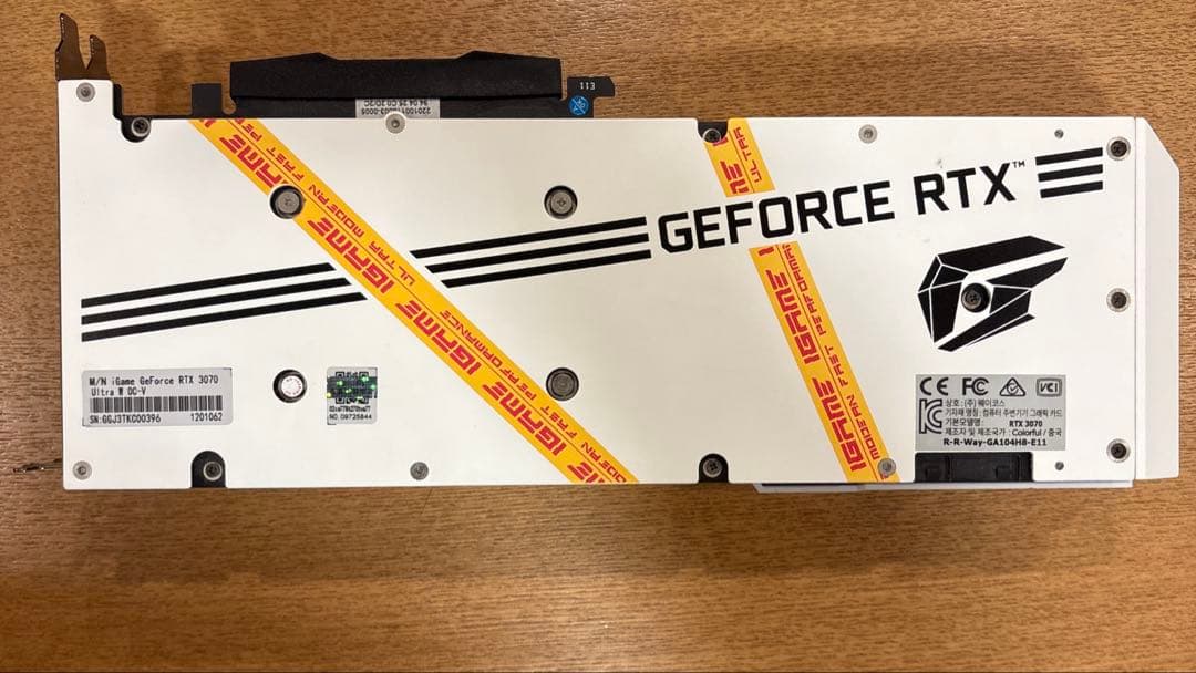 グラフィックボード・グラボ・ビデオカード IGAME GeForce RTX 3070 ULTRA W OC LHR