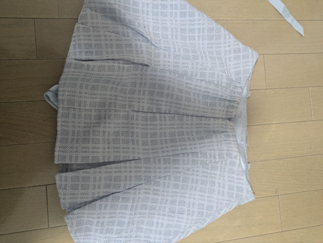 ROBE de FLEURSフロントジップツイードセットアップミニドレス