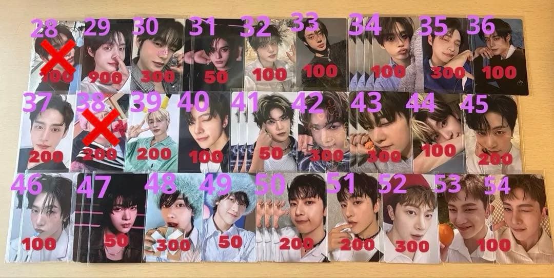 zb1 ゼベワン　トレカ　封入物