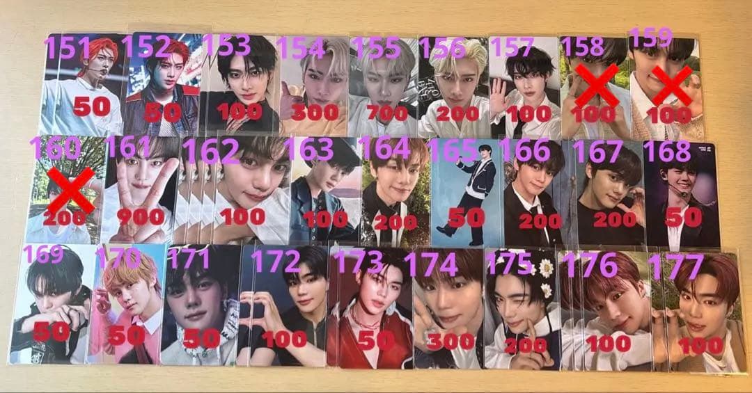 zb1 ゼベワン　トレカ　封入物