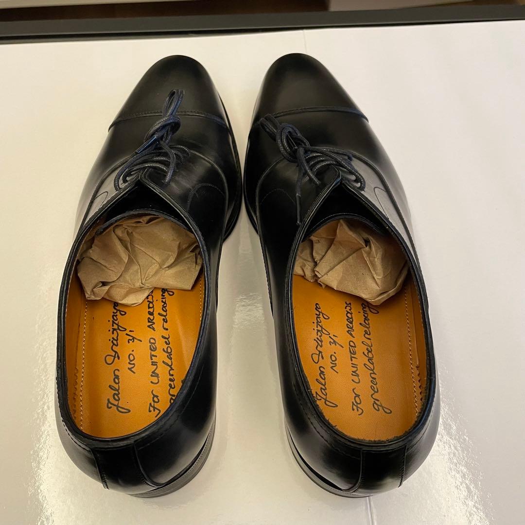 未使用 ジャランスリワヤ 革靴 ストレートチップ 黒 サイズ40