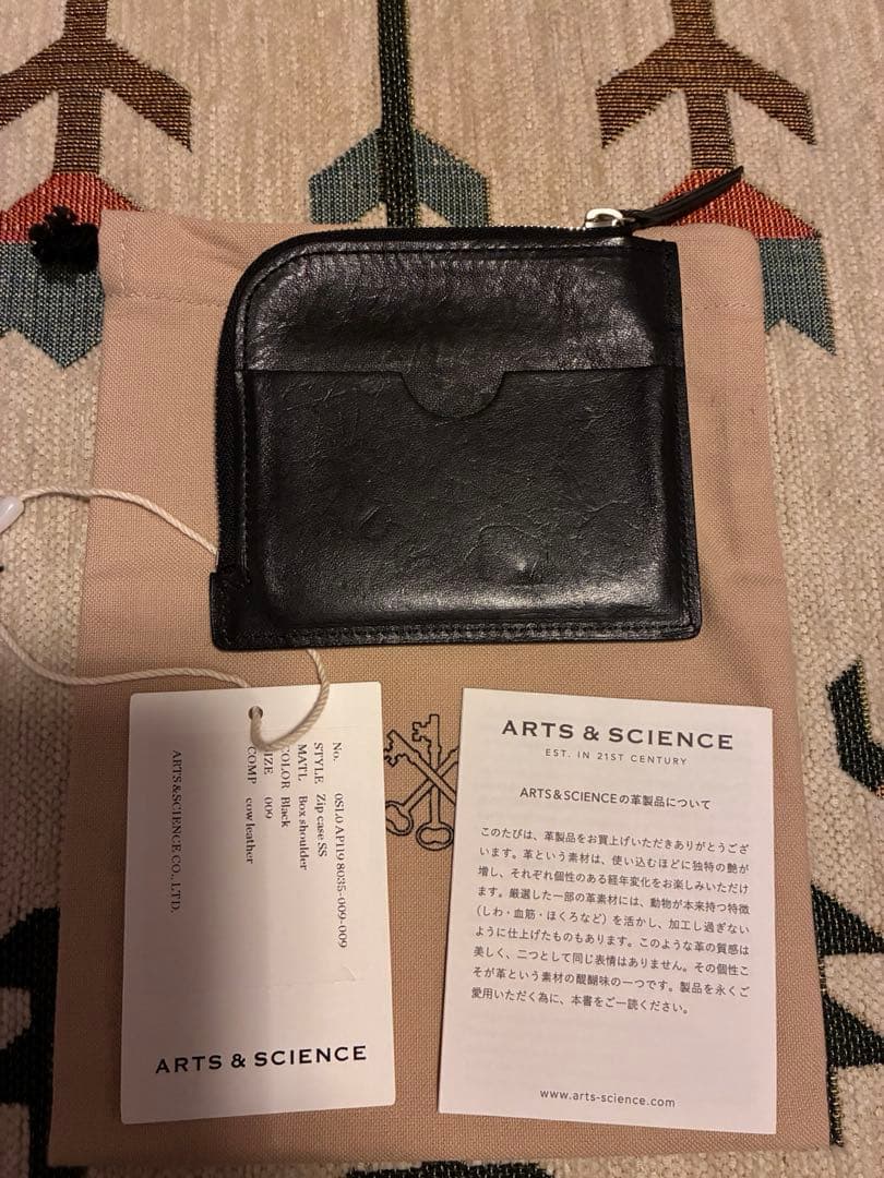ARTS&SCIENCE zip case SS ブラック