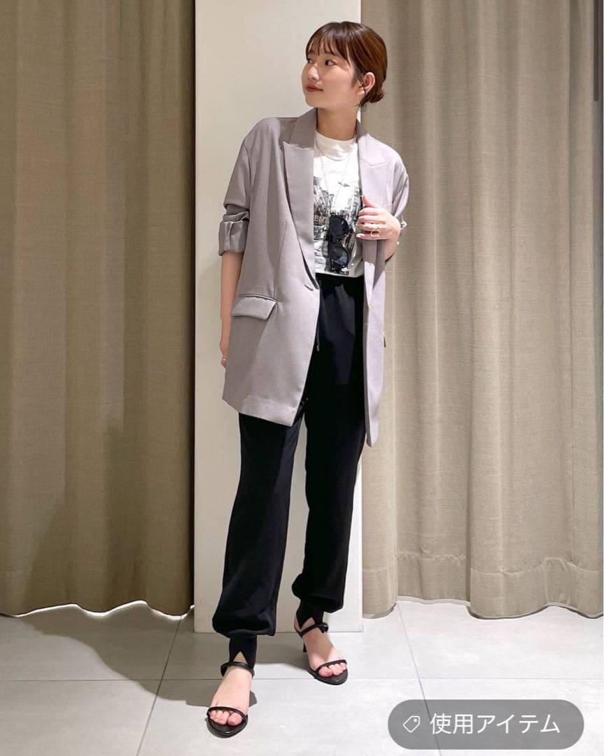 ほぼ新品＊【現在販売中】BARNYARDSTORMダブルクロスジョガーパンツ黒ⅰ