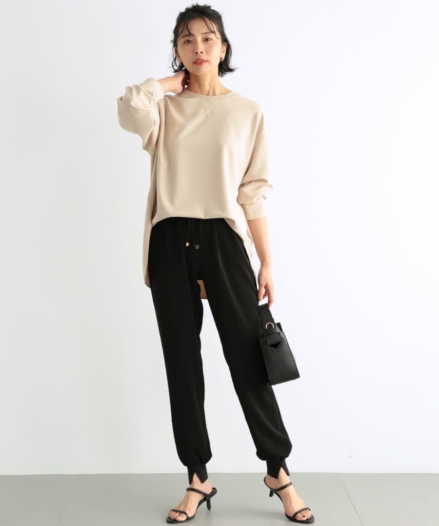 ほぼ新品＊【現在販売中】BARNYARDSTORMダブルクロスジョガーパンツ黒ⅰ