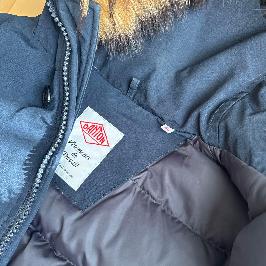 DANTONダウンジャケット ダークネイビー