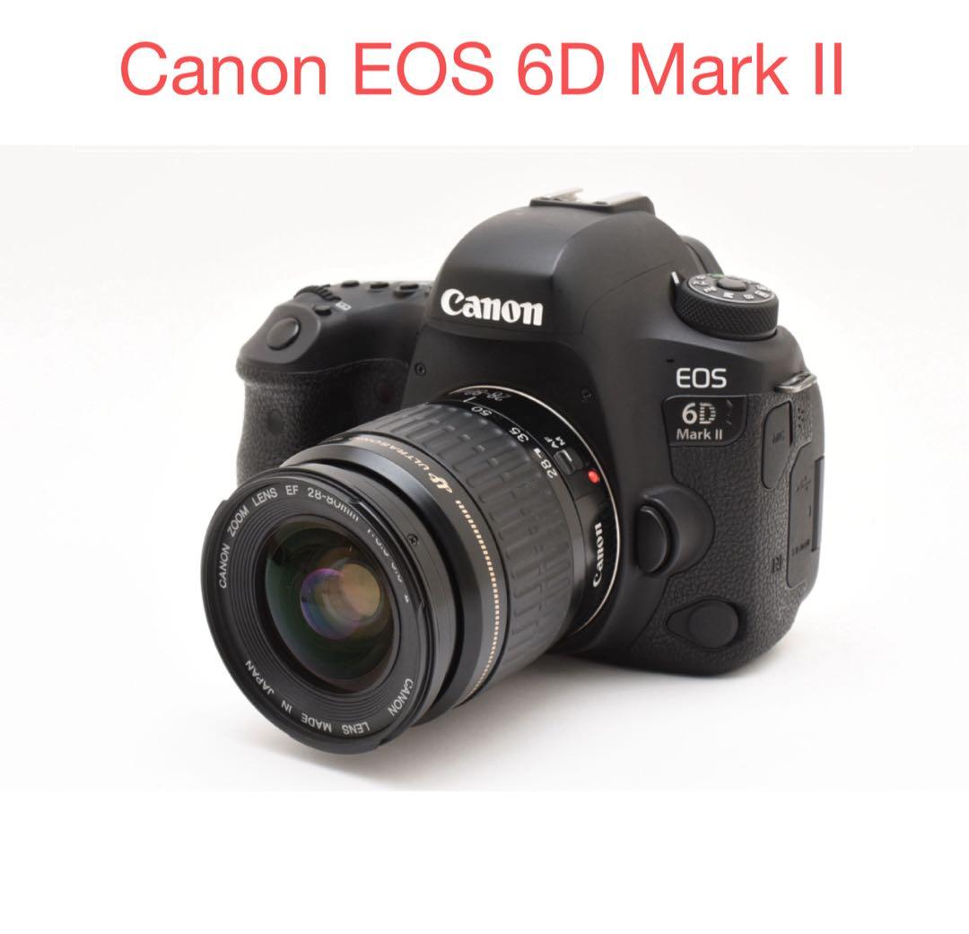 デジタル 一眼レフカメラCanon EOS 6D Mark II標準レンズセット