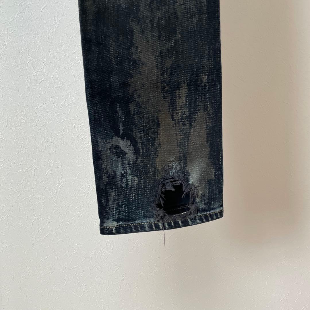 saint laurent サンローラン　エディ期　デストロイスキニーデニム