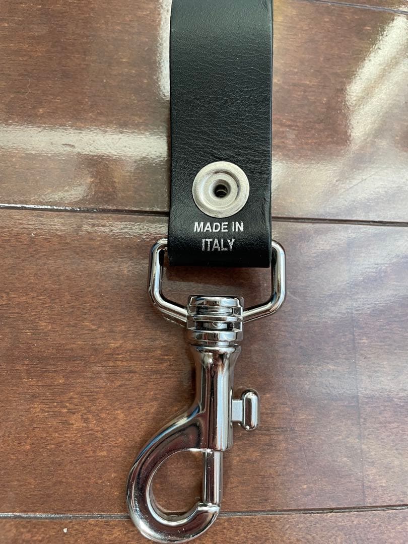 Supreme Leather Key Loop Black レザー キーループ