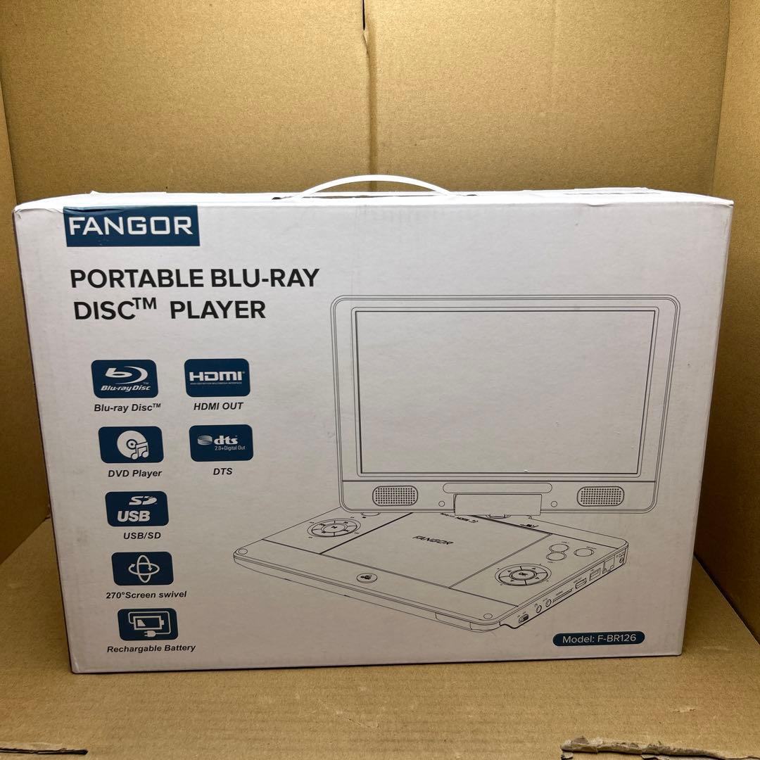 FANGOR ポータブルブルーレイプレーヤー　F–BR126
