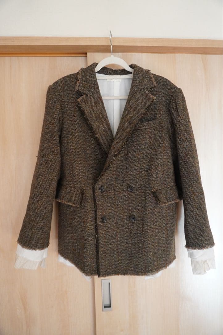 今季完売　jself Harris Tweed Layered Jacket