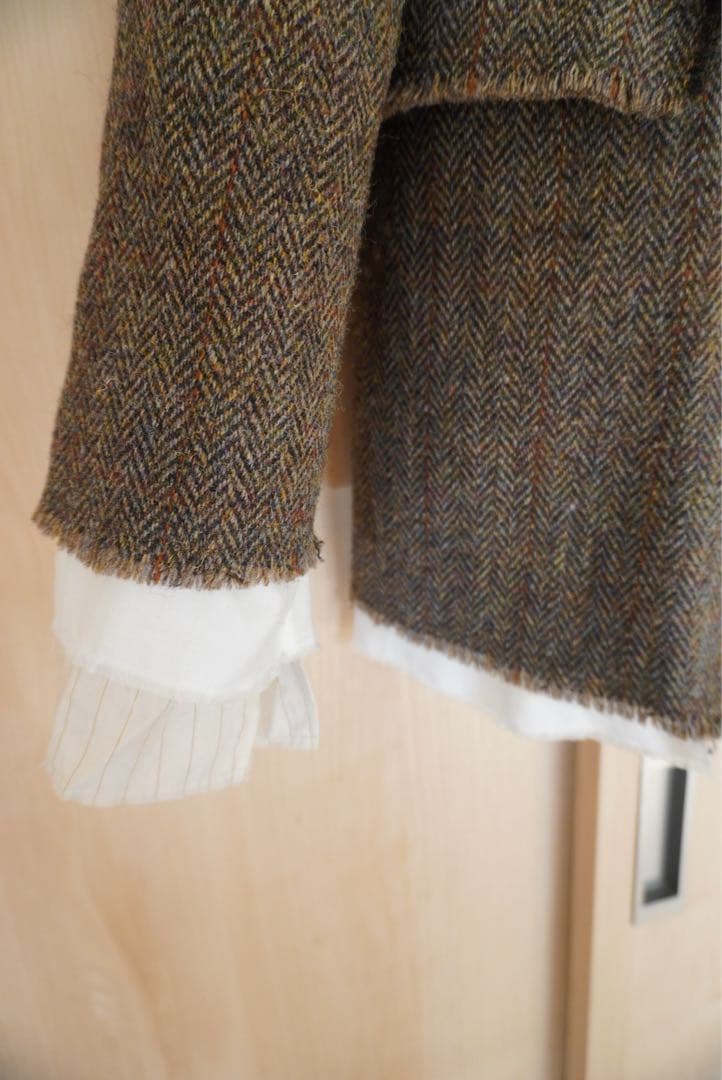 今季完売　jself Harris Tweed Layered Jacket