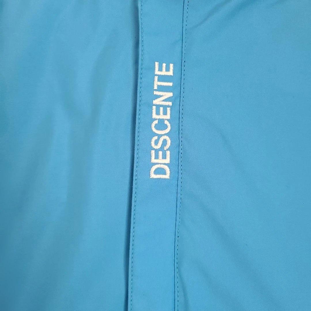 DESCENTE 子ども用スキーウェア 上下セット 青 黒 160cm