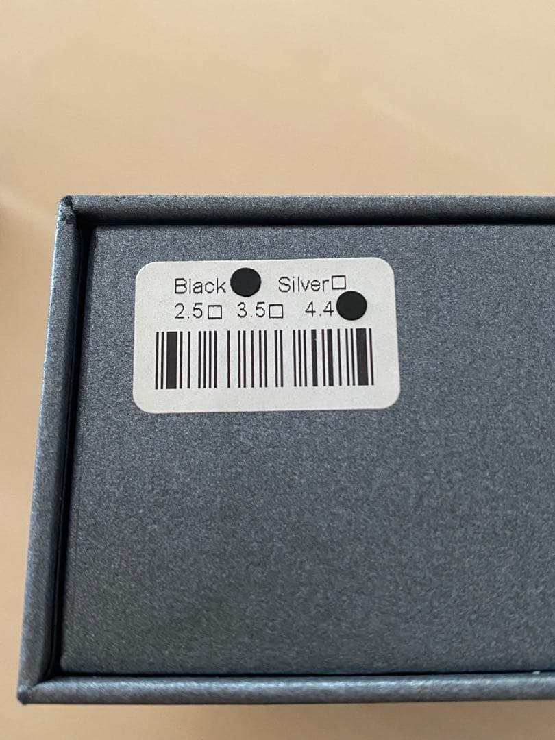 BQEYZ ビーキューアイズ イヤホン Winter ブラック 4.4mm①