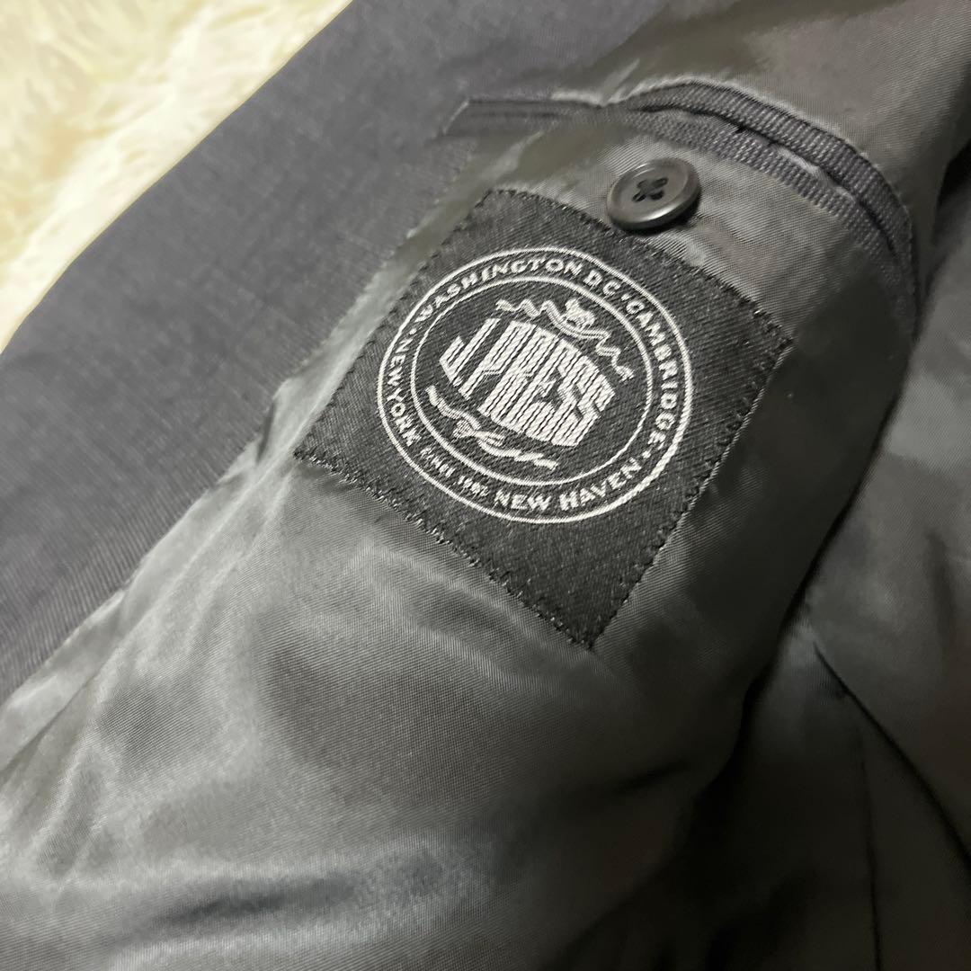 【極美品】J.PRESS ウール100% テーラードジャケット 段返り3Bグレー