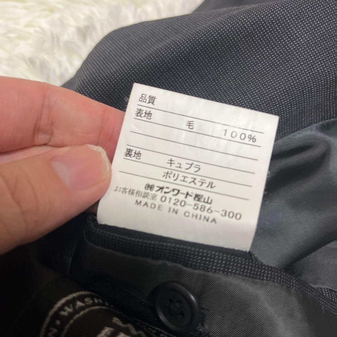 【極美品】J.PRESS ウール100% テーラードジャケット 段返り3Bグレー