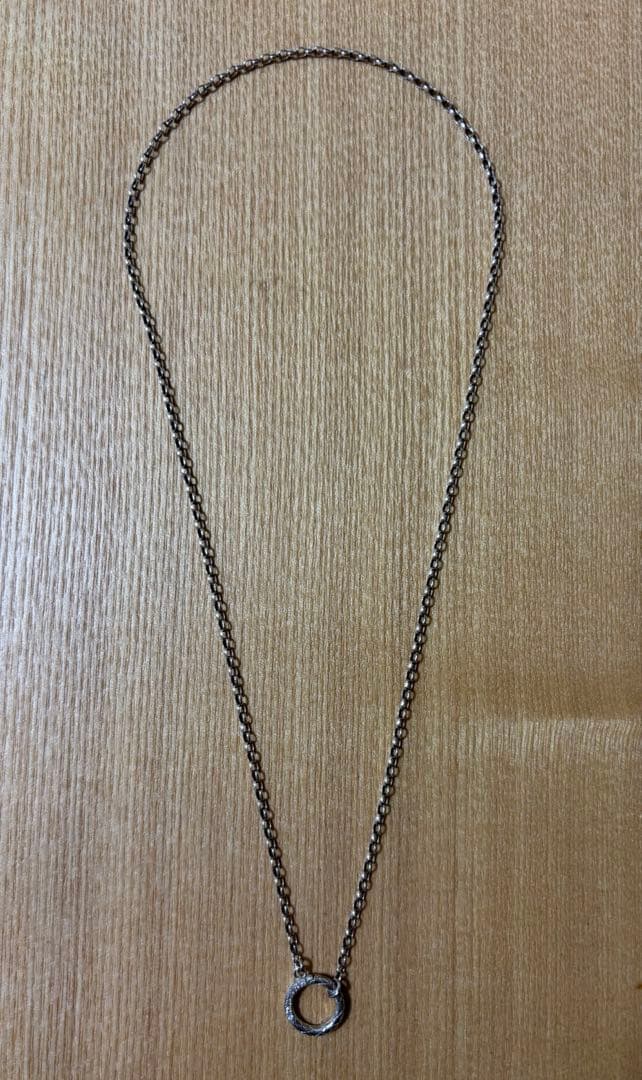 アガット シルバー ダイヤモンド ネックレス