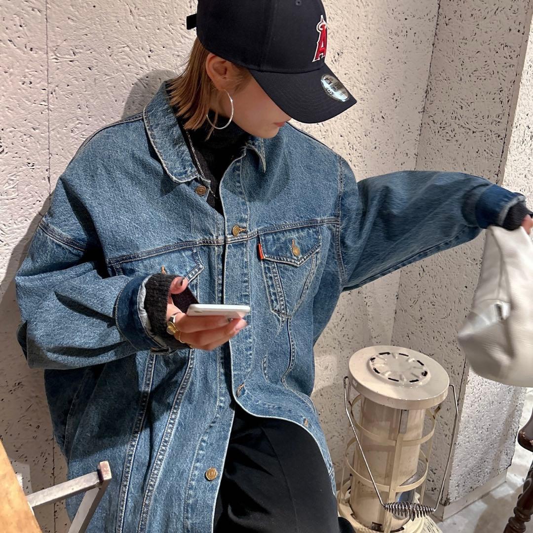 ビッグシルエットデニムジャケット