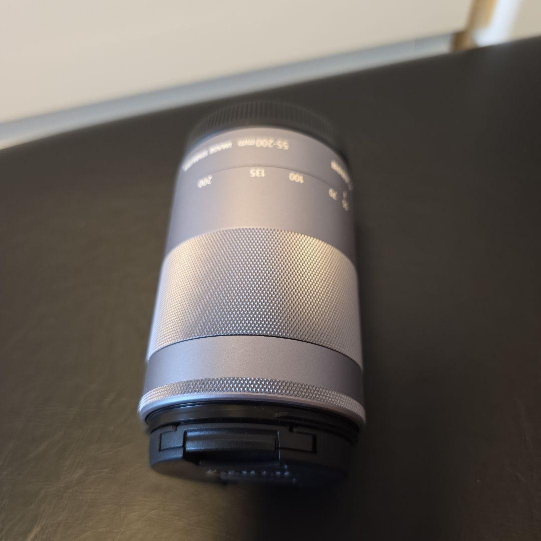 Canon EOS KissM ホワイト 15-45m 55-200mレンズ付