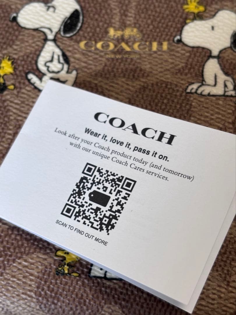 ⭐︎訳あり・新品⭐︎COACH × PEANUTS スヌーピーポーチ