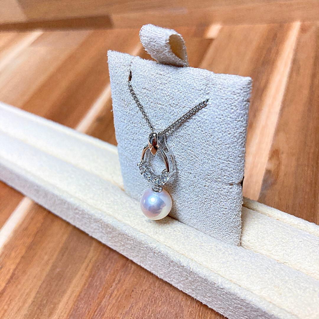 【新品・百貨店商品／総本店】2038天女級アコヤ真珠ペンダントトップ8mm最強珠