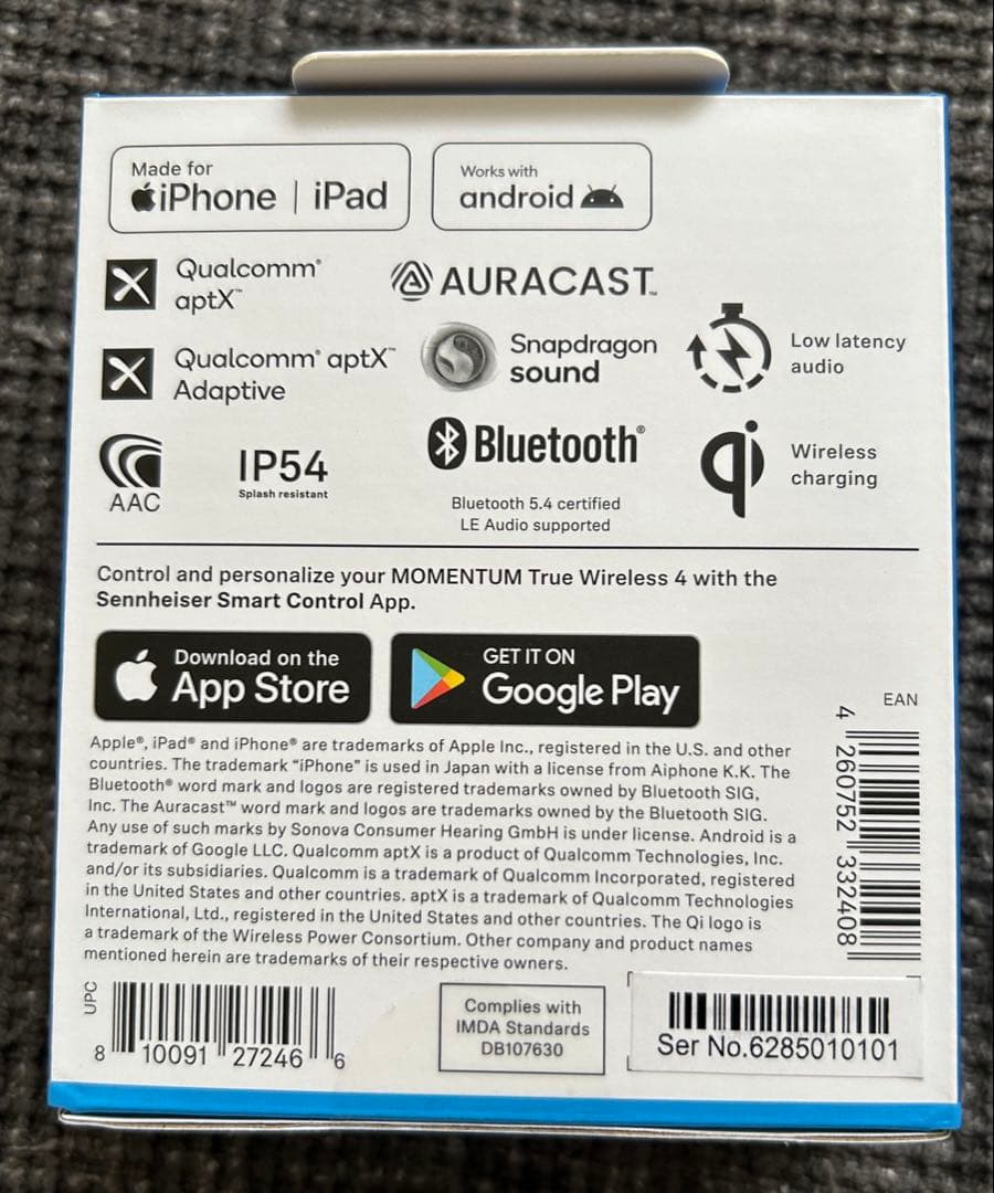 【新品】Sennheiser Momentum True Wireless 4