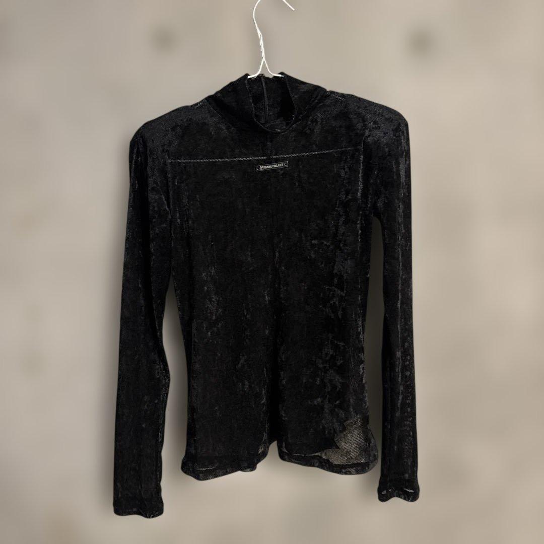 PRANK PROJECT シアー ベロアメッシュタートルネック