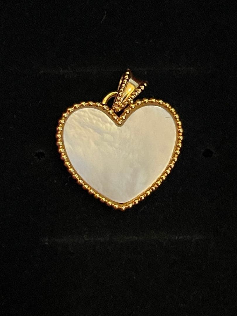 K18イエローゴールド　マザーオブパール　 ペンダントトップ