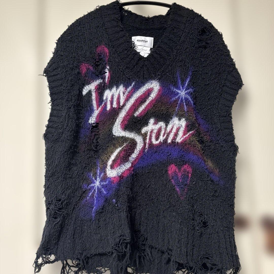 doublet 25aw ノースリーブニット