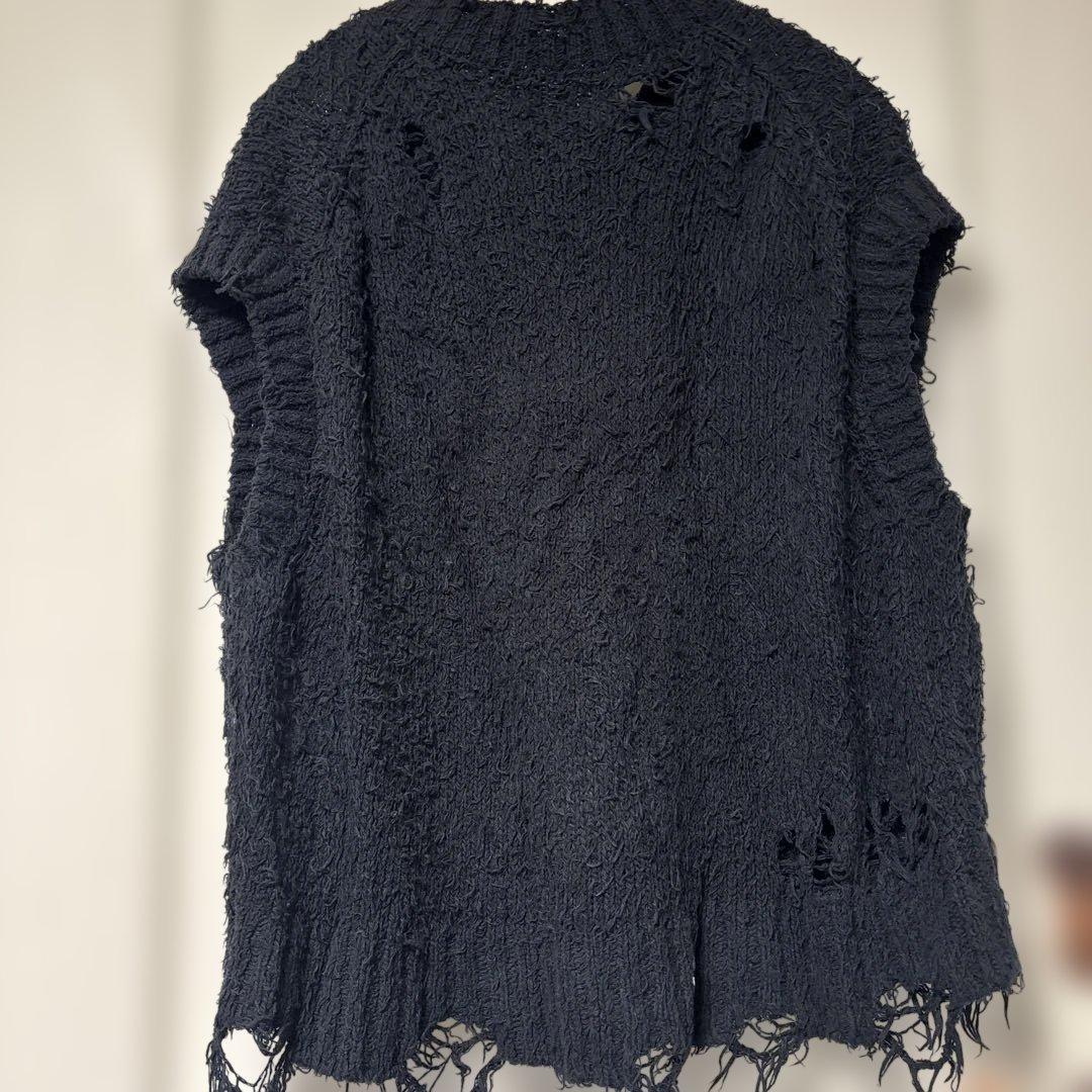 doublet 25aw ノースリーブニット