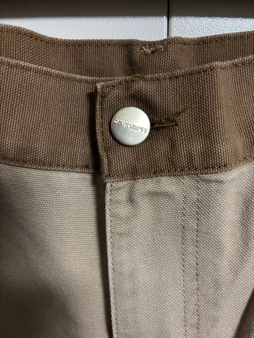 Carhartt WIP ダブルニーパンツ 28×32 ブラウン ワークパンツ