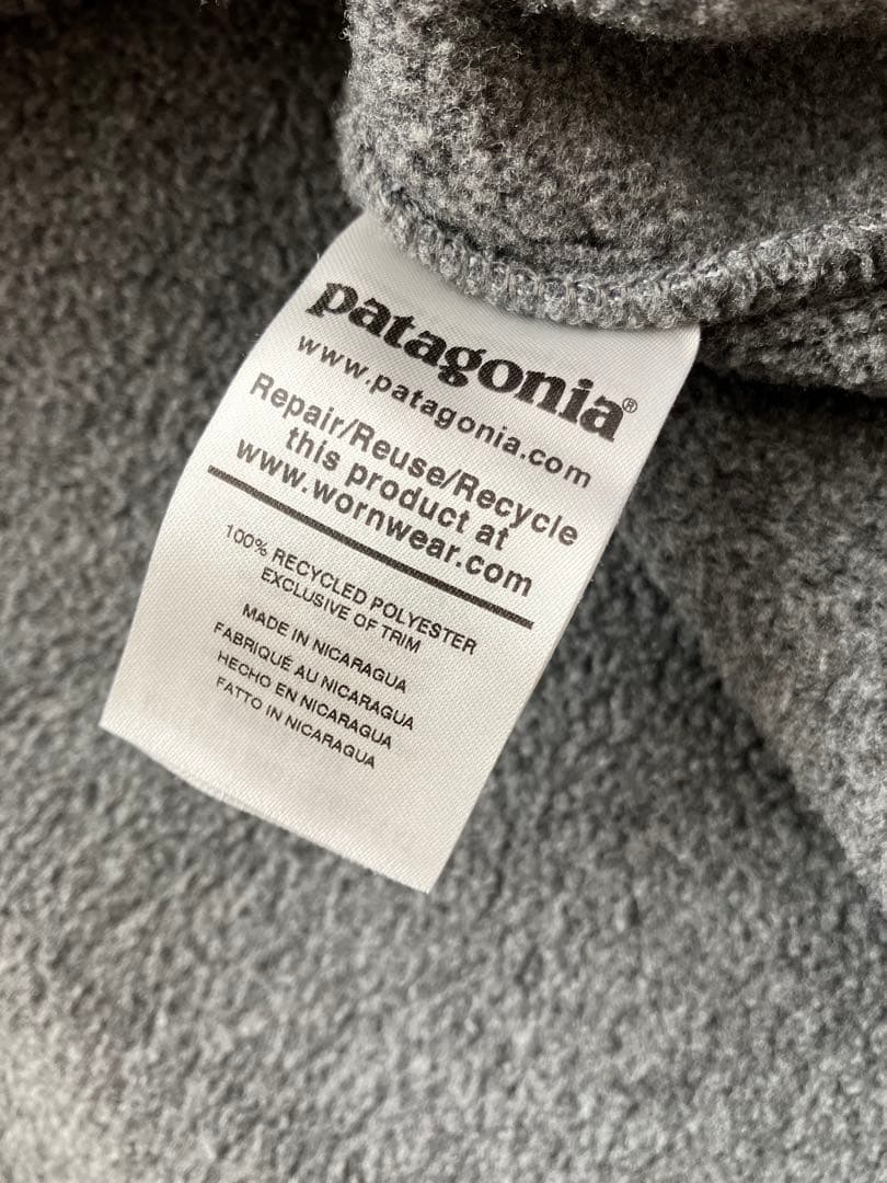 ざ*き様 patagonia スナップt グレー　柴田ひかり　2021 パタゴニ
