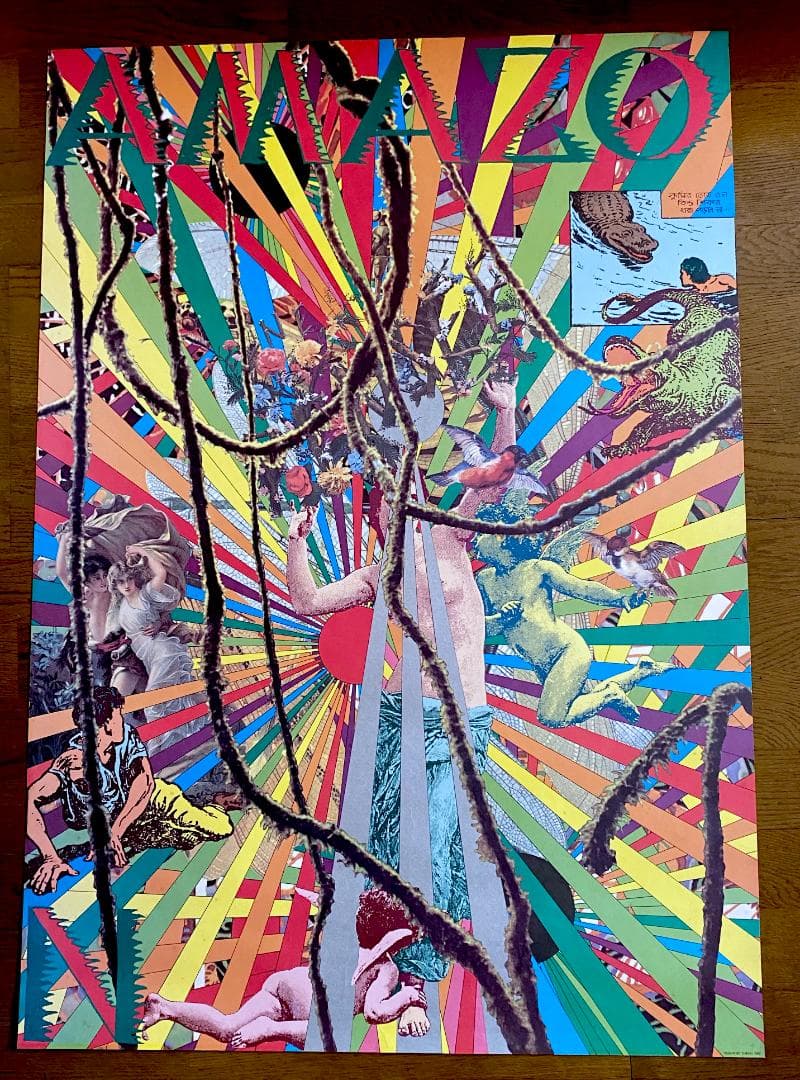 レ*オ様 横尾忠則　ポスター「AMAZON、アマゾン」 1989年