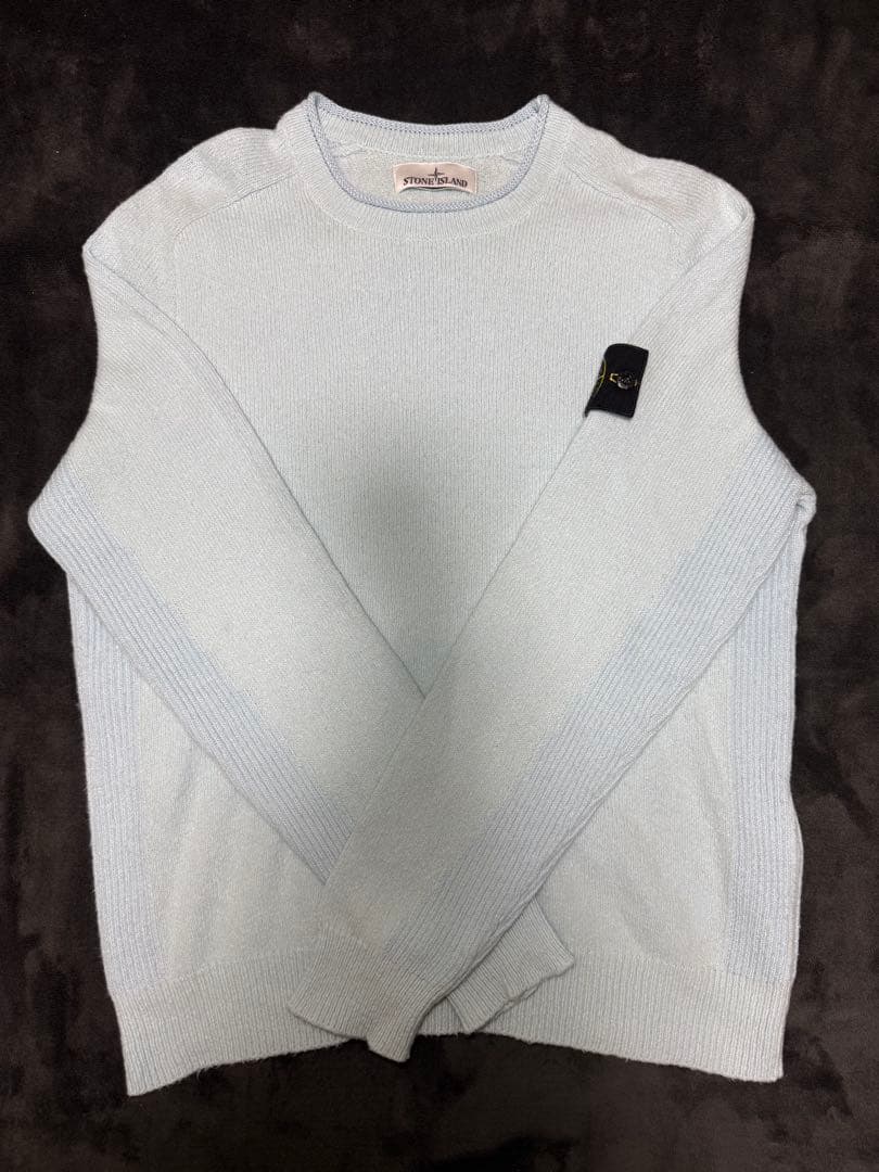 Stone 　スカイブルーニット