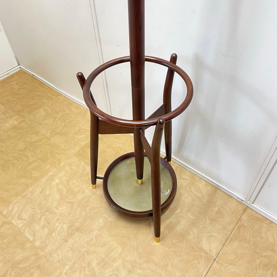 秋田木工 ポールハンガー② コートハンガー 傘立て 洋服掛け ビンテージ