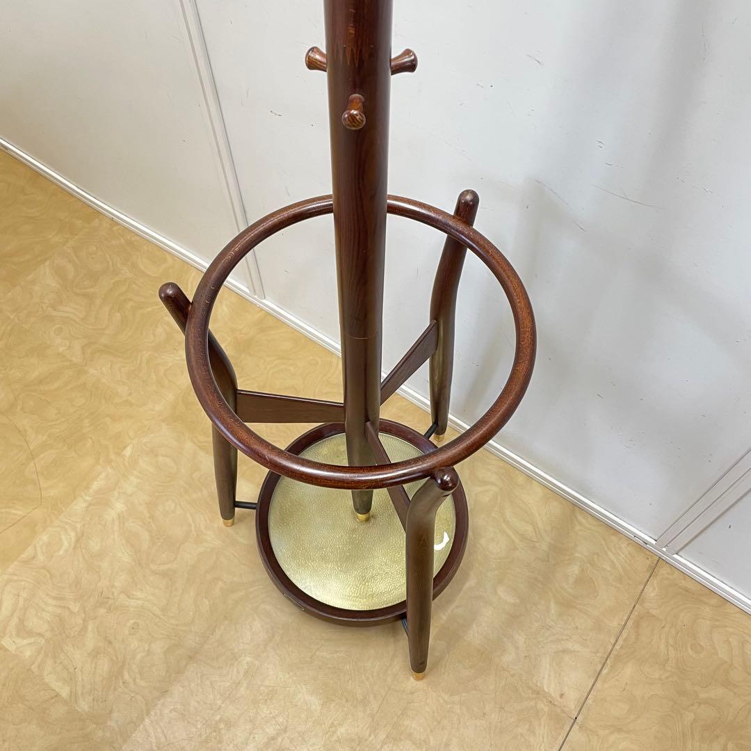 秋田木工 ポールハンガー② コートハンガー 傘立て 洋服掛け ビンテージ