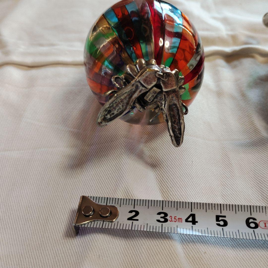 断*ぎ様 【美品】ヴィットリオ・アンジーニ作ピエロ神銀とガラス彫刻