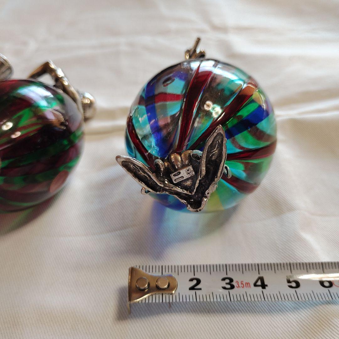 断*ぎ様 【美品】ヴィットリオ・アンジーニ作ピエロ神銀とガラス彫刻