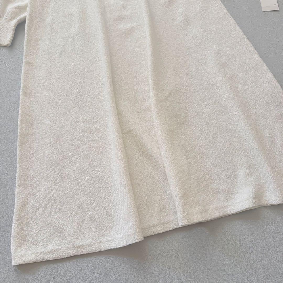 2024 グレースコンチネンタル　エスニック刺繍ニットワンピース