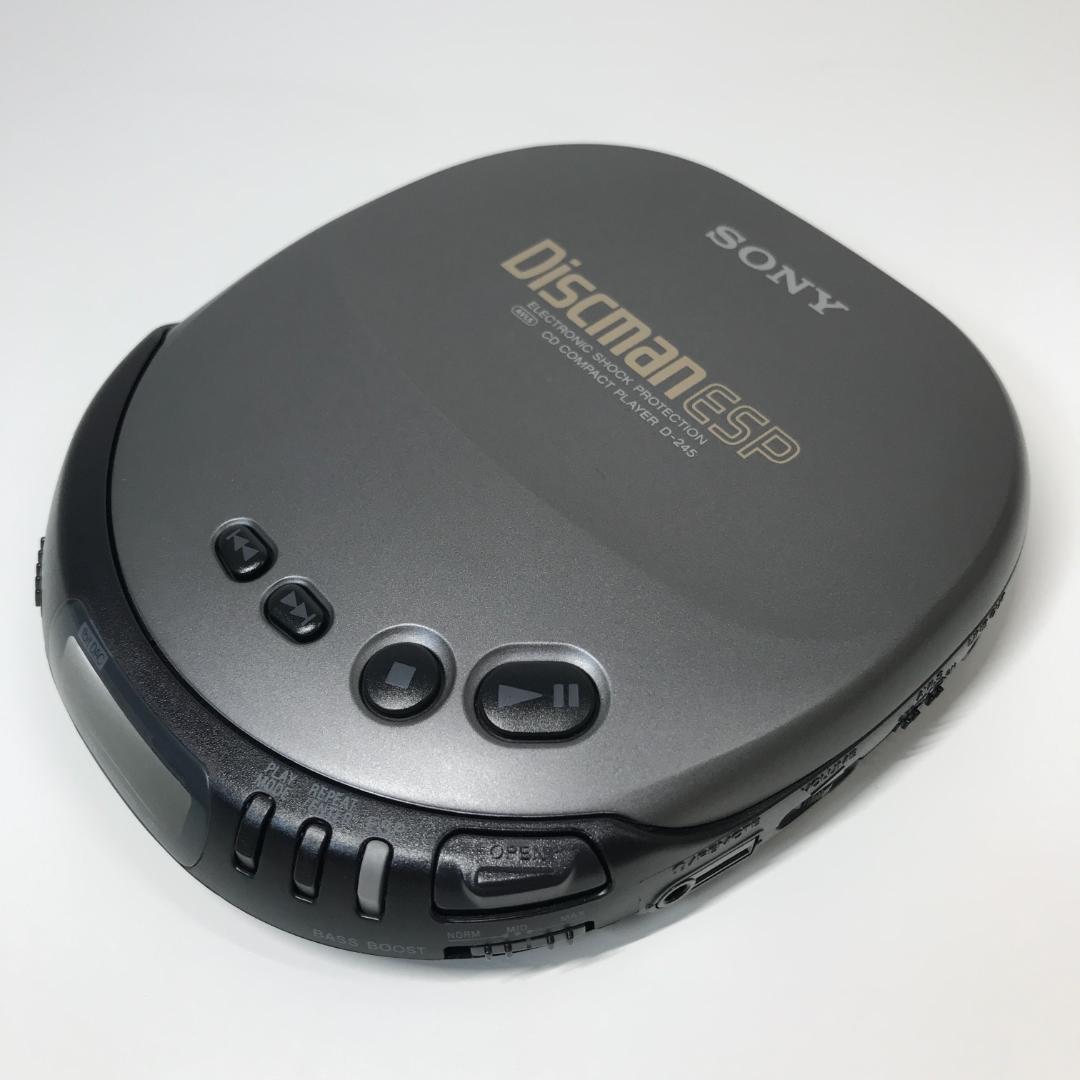 【完品/極美品】SONY Discman D-245 ポータブルCDプレーヤー