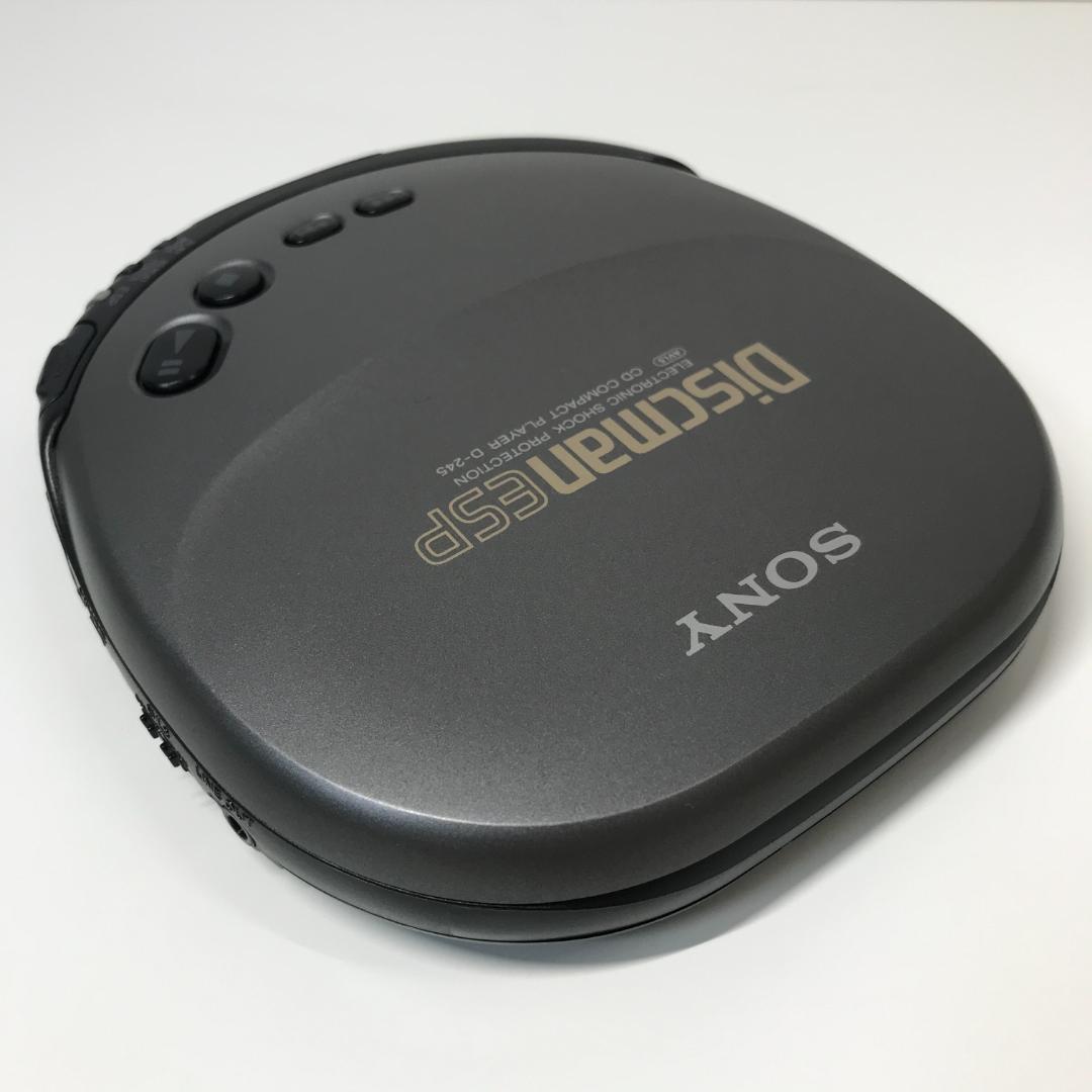 【完品/極美品】SONY Discman D-245 ポータブルCDプレーヤー