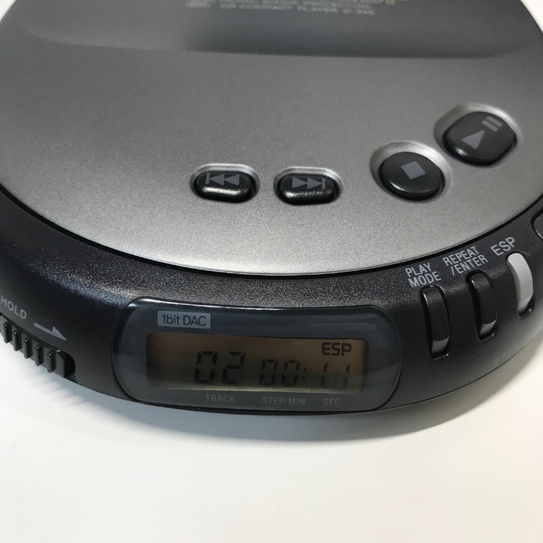 【完品/極美品】SONY Discman D-245 ポータブルCDプレーヤー