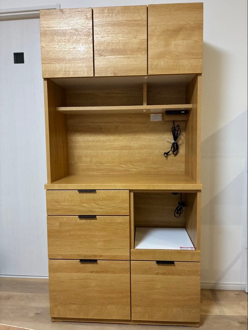 キッチンボード(エトナ90KB LBR)(送料込み)