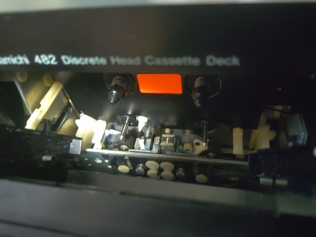 ナカミチ　高級3ヘッド　カセットデッキ482 ブラック