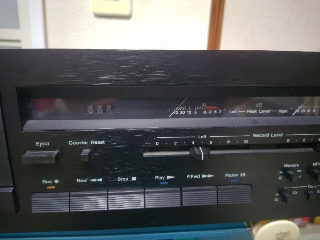 ナカミチ　高級3ヘッド　カセットデッキ482 ブラック