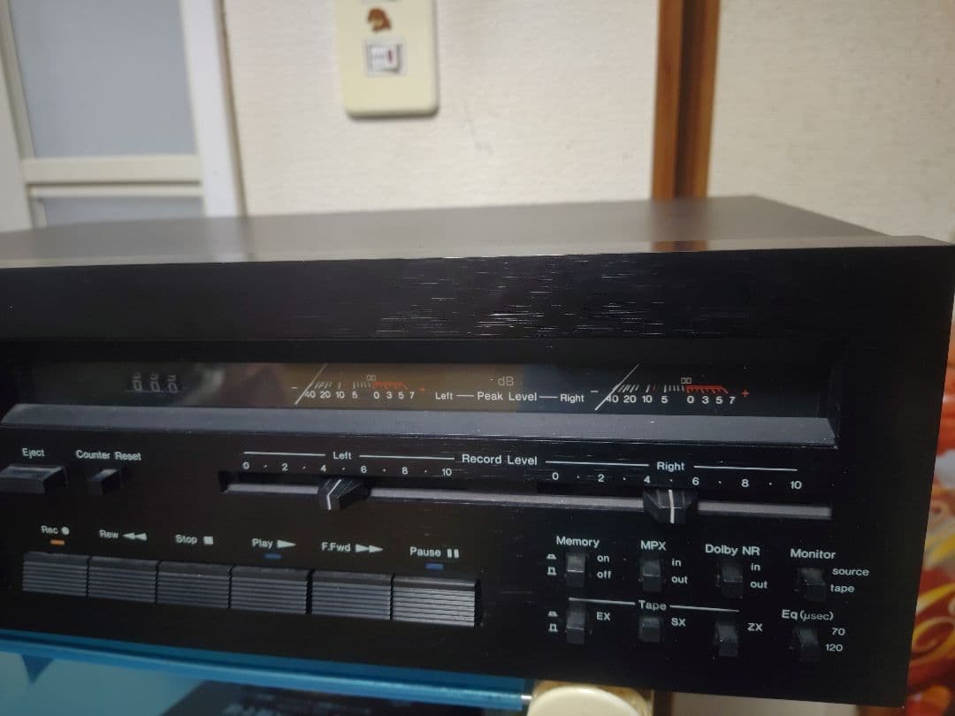 ナカミチ　高級3ヘッド　カセットデッキ482 ブラック