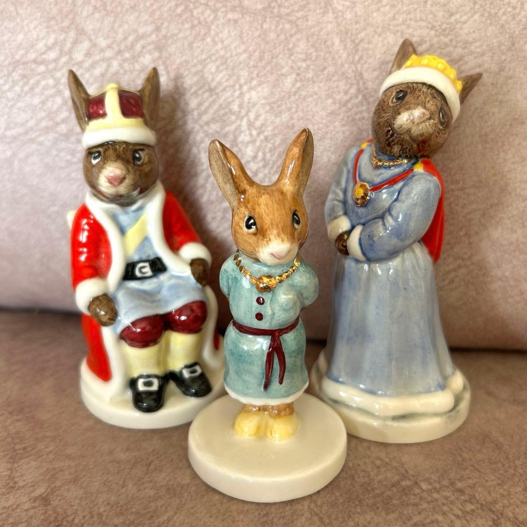 ロイヤルドルトン バニキンズ ロイヤルファミリー セット 陶器