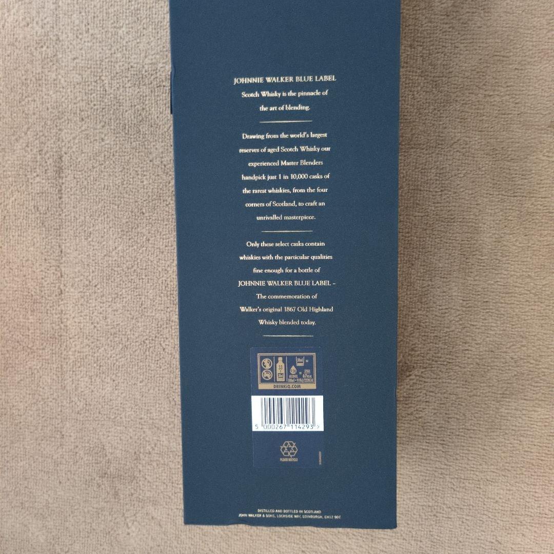 ウイスキー Johnnie Walker Blue Label 1L 40%